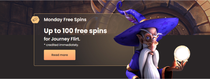 Monday free spins